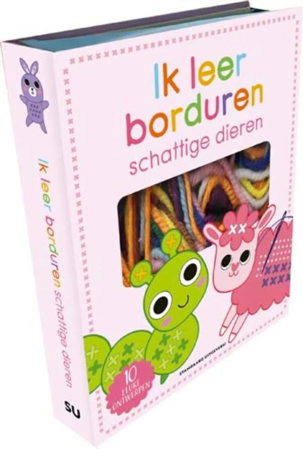 Ik leer borduren - Schattige dieren 6+