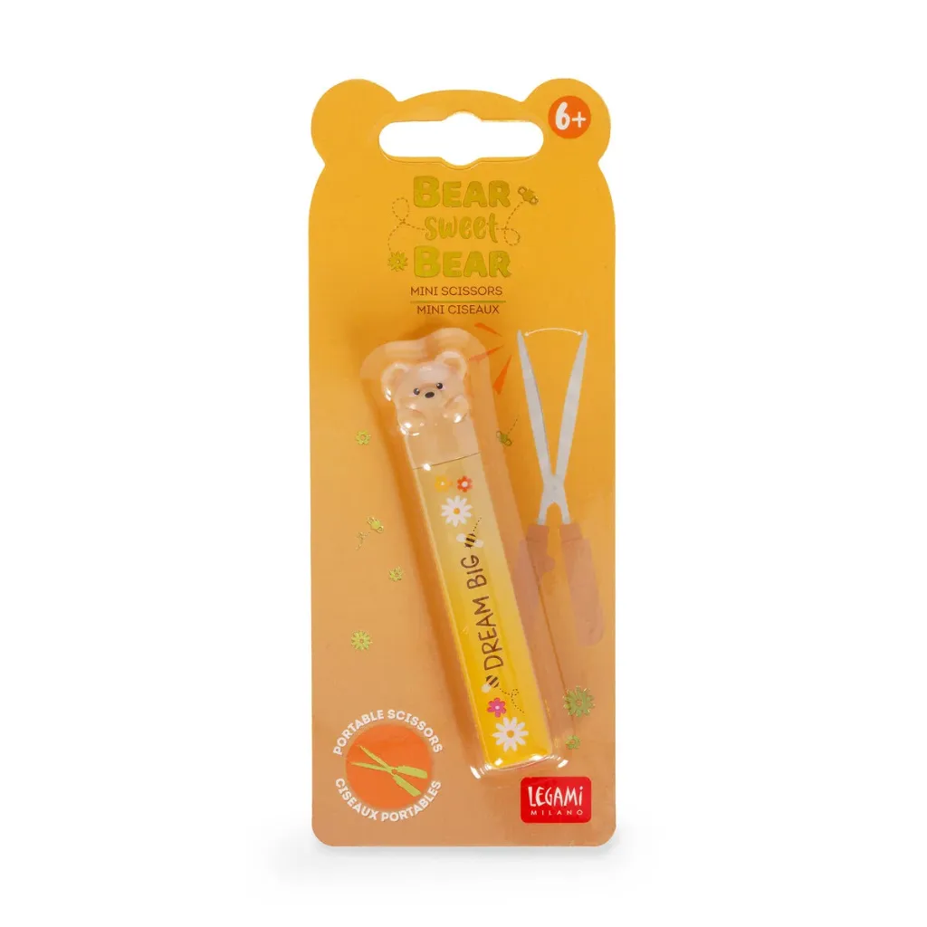[MWS0003] Legami Bear Sweet Bear - Mini schaar