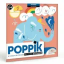 Poppik - Play with stickers: Dieren