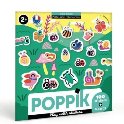 Poppik - Play with stickers: Petites insectes