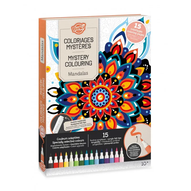 [BUCM301] Buki - Coloriages mystères 10+