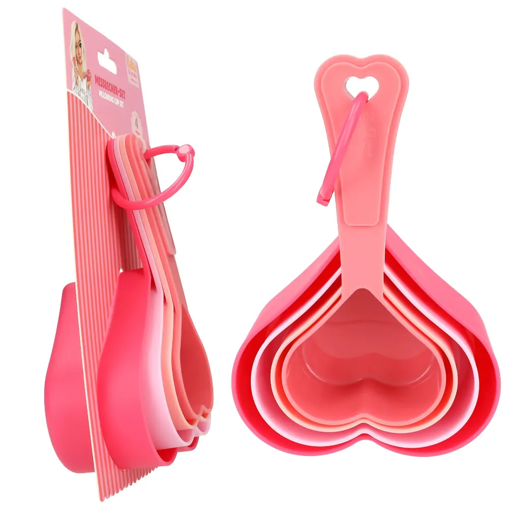 [0014325] TOPModel - Set de 4 tasses à mésurer en form de coeur