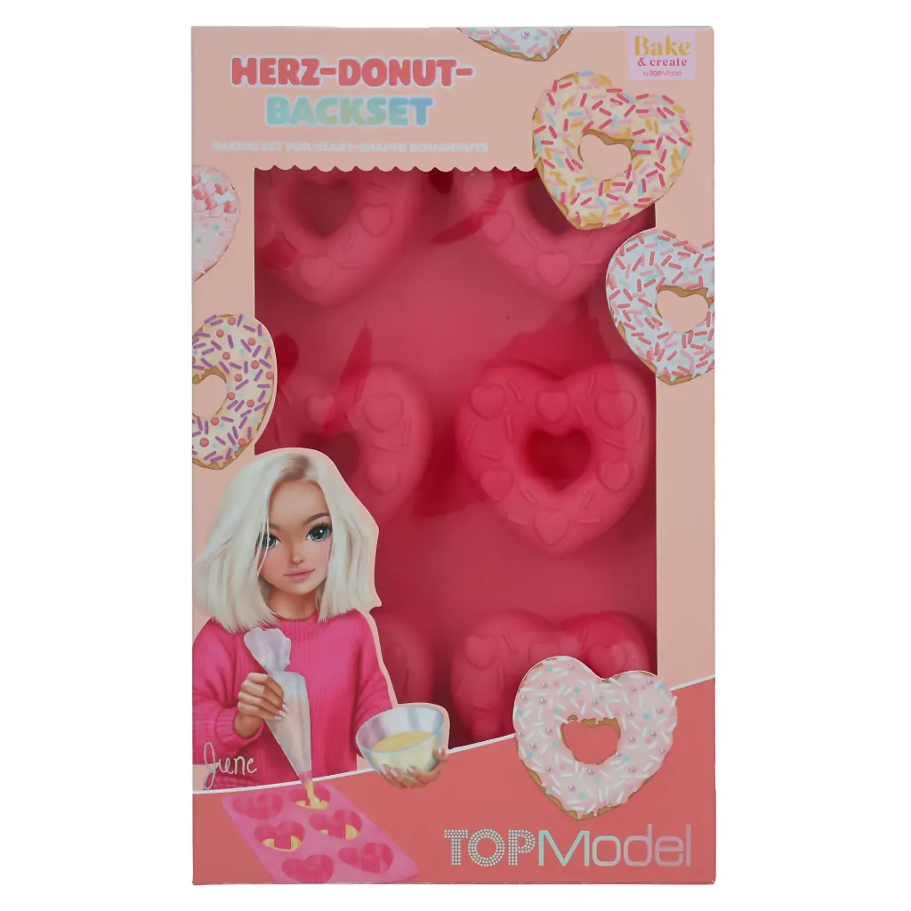 [0014334] TOPModel - Kit de pâtisserie pour donuts en forme de coeur