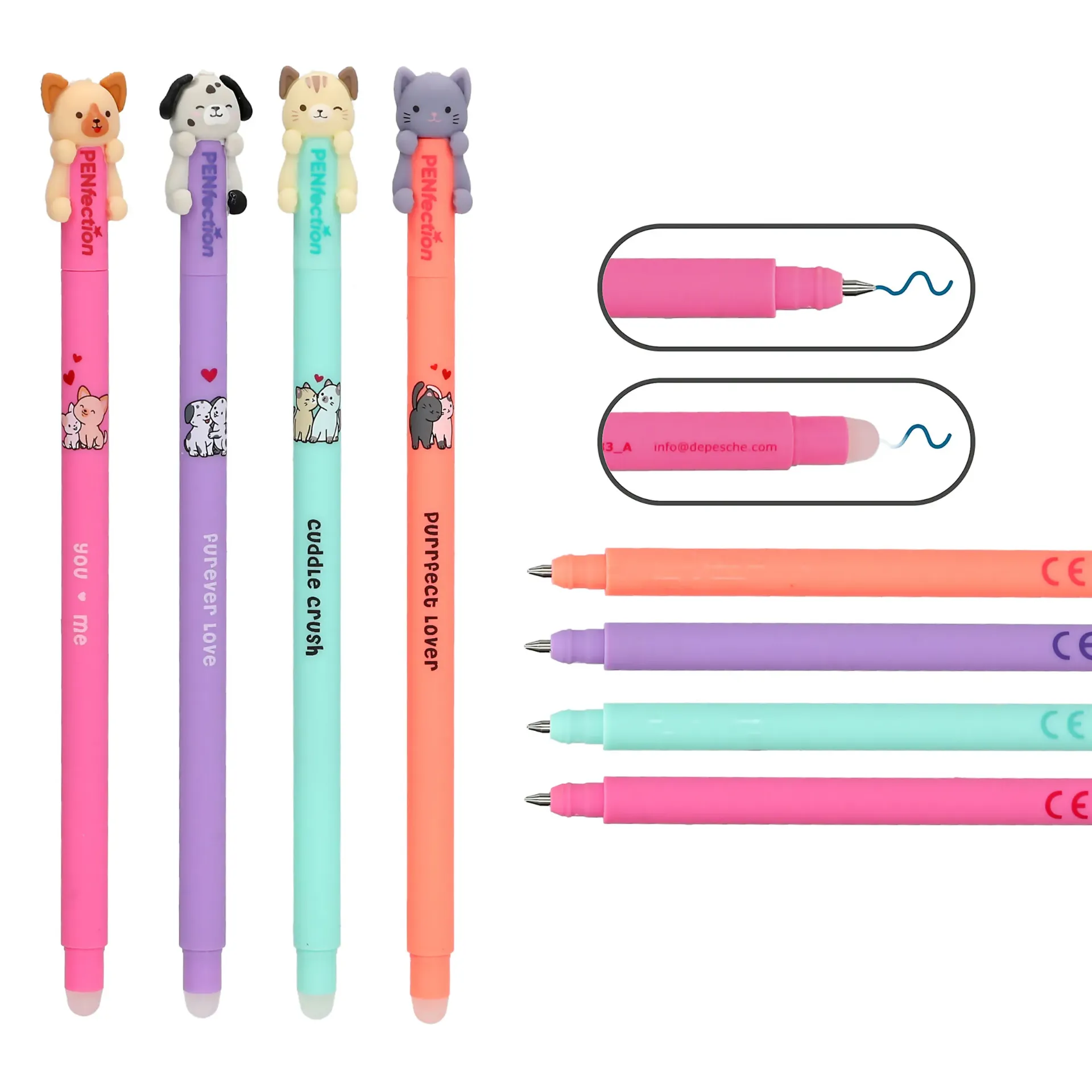 [0013783] PENfection - Uitwisbare gelpen Huggy