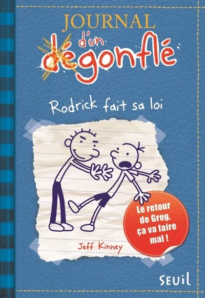 Journal d'un dégonflé - T02: Rodrick fait sa loi 8+