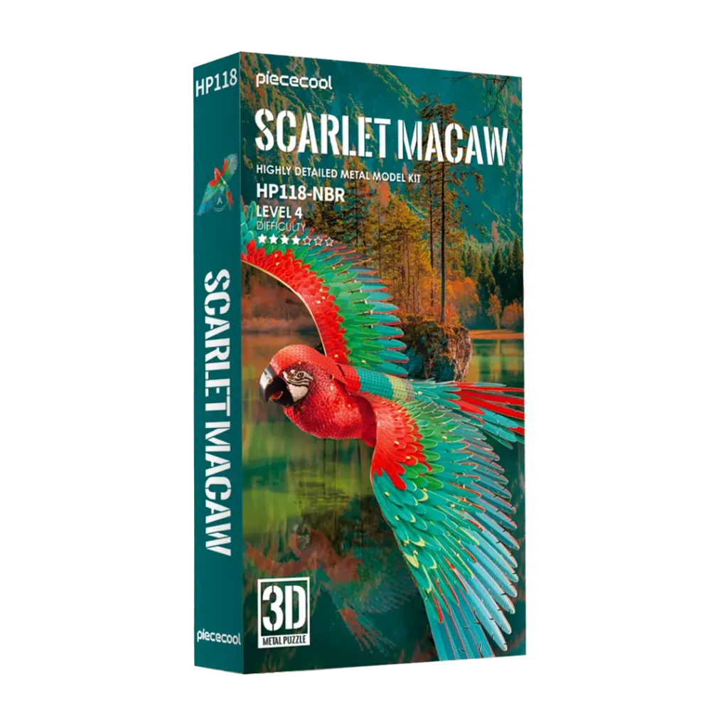 [03938] Piececool - Scarlet Macaw 14+