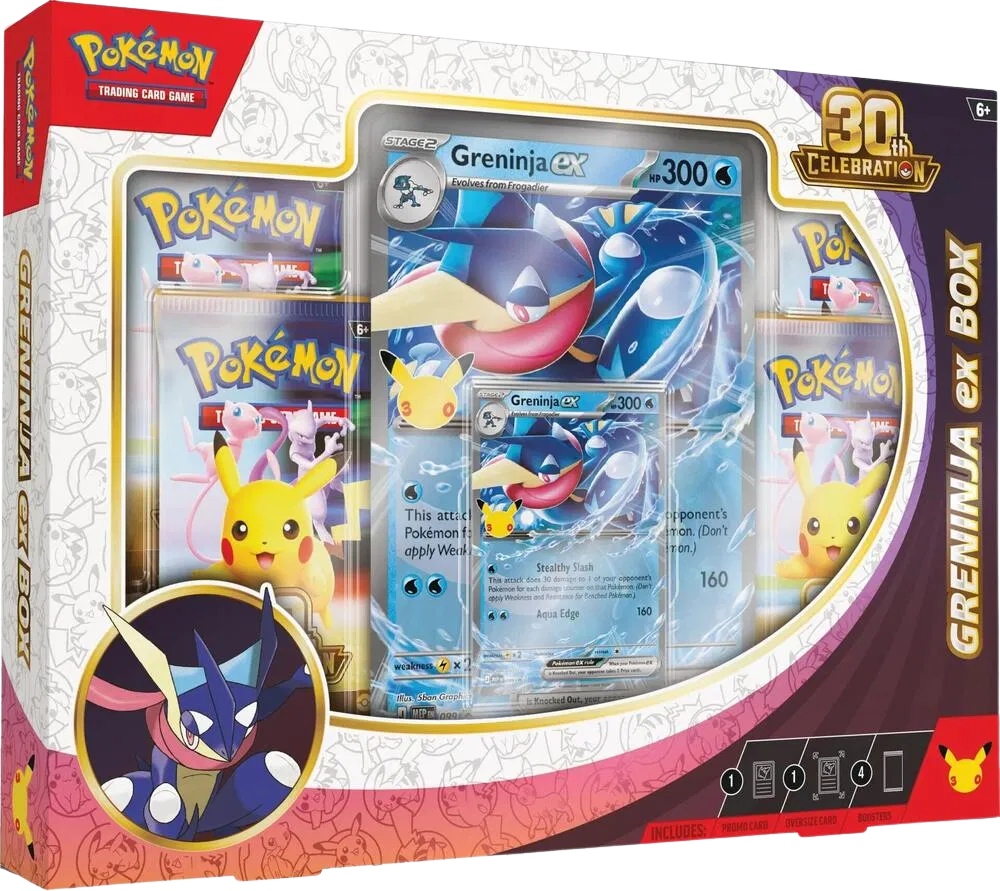 [POK1010463114] Pokémon - 30th Celebration: Greninja ex Box EN