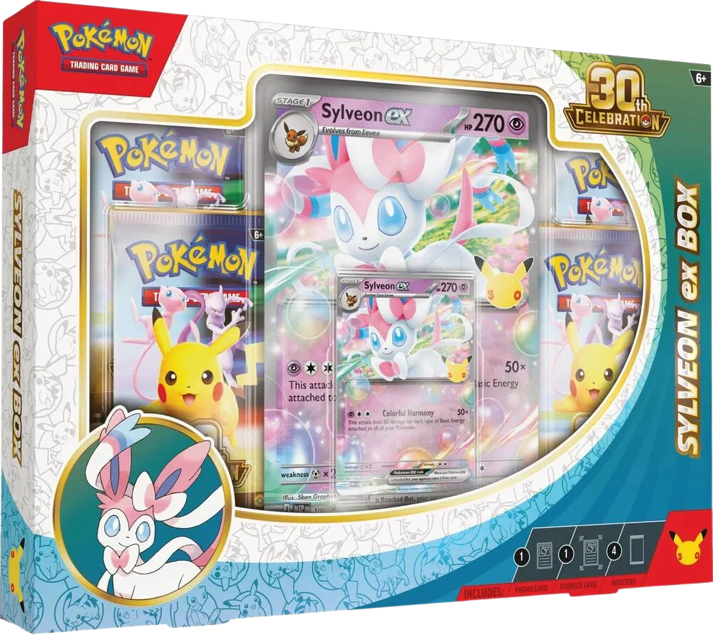 [POK1010463108] Pokémon - 30th Celebration: Sylveon ex Box EN