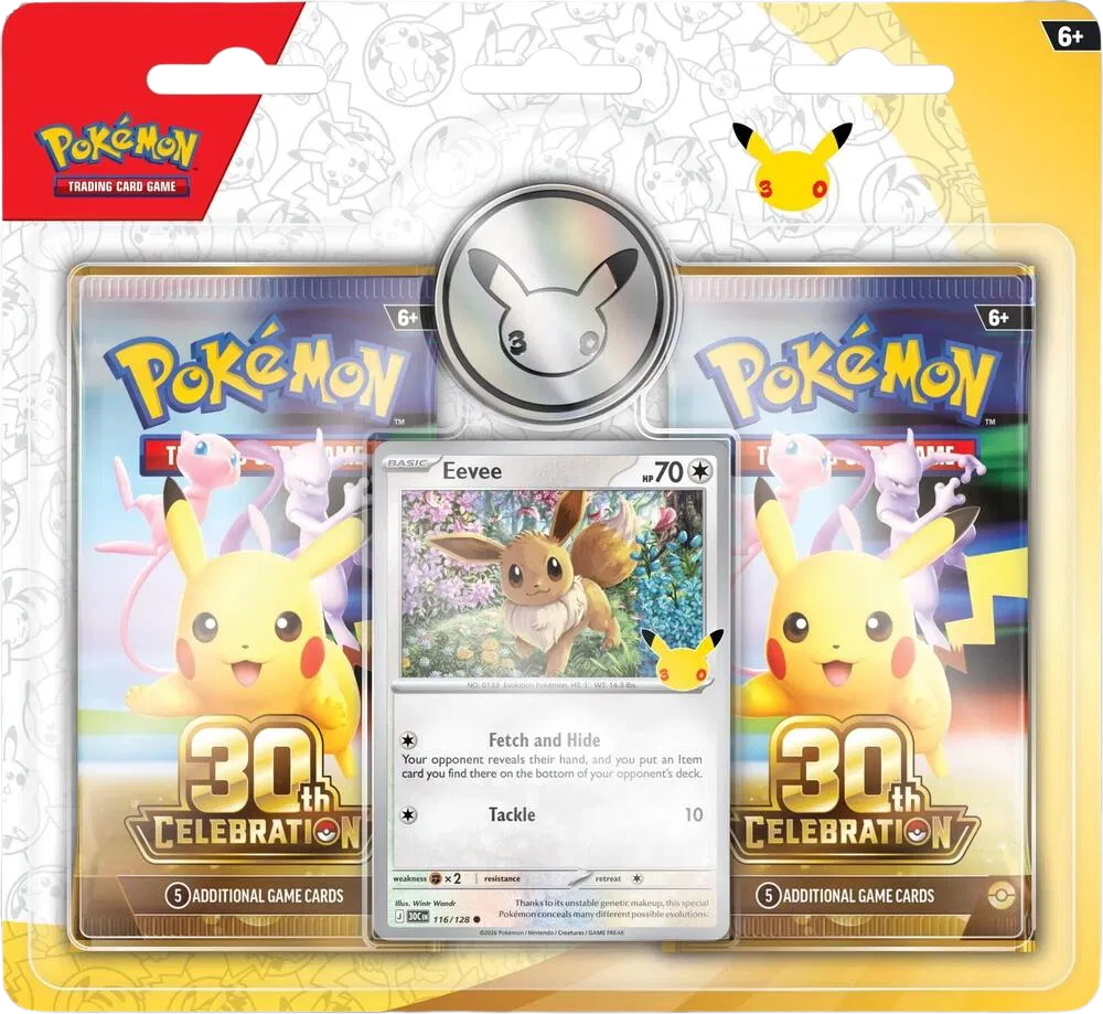 [POK1010666101] Pokémon - 30th Celebration 2-pack Blister Evee EN