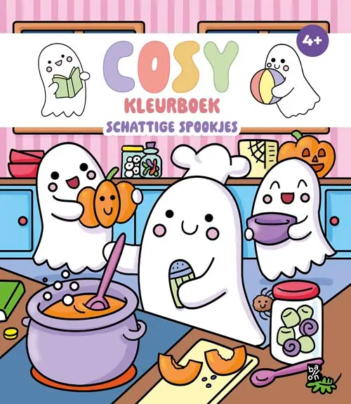 Cosy kleurboek - Schattige spookjes 4+