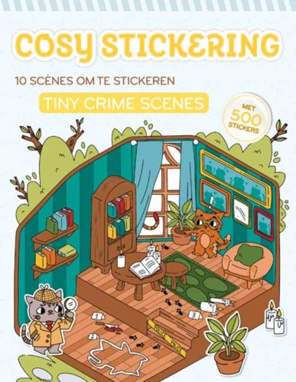Cosy Stickering - Tiny Crime Scenes 5+
