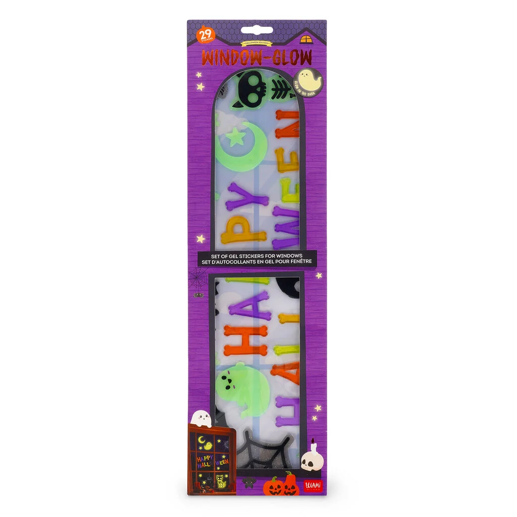 [GGH0003] Legami - Window-Glow: Happy Halloween