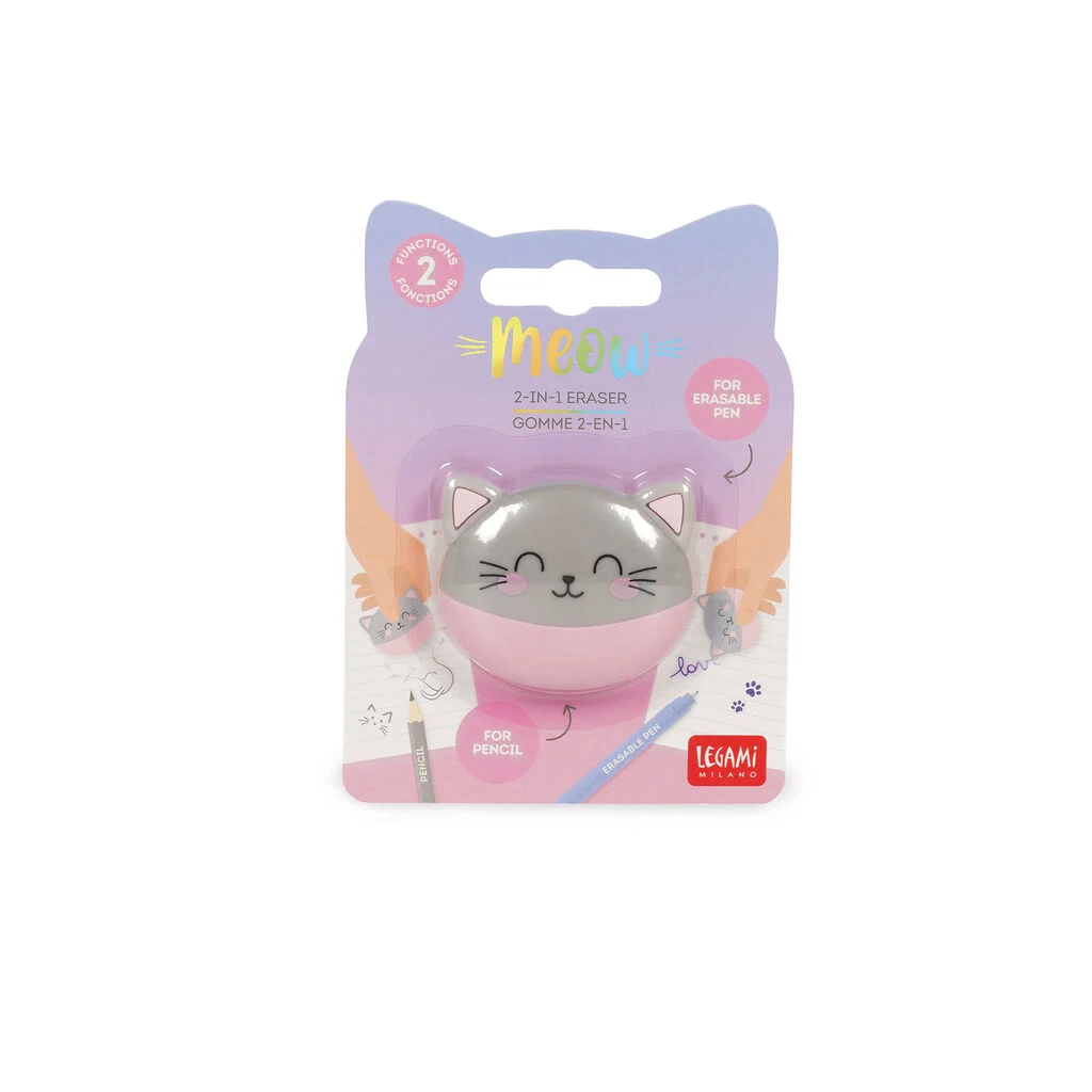 Legami - Meow 2-in-1 eraser