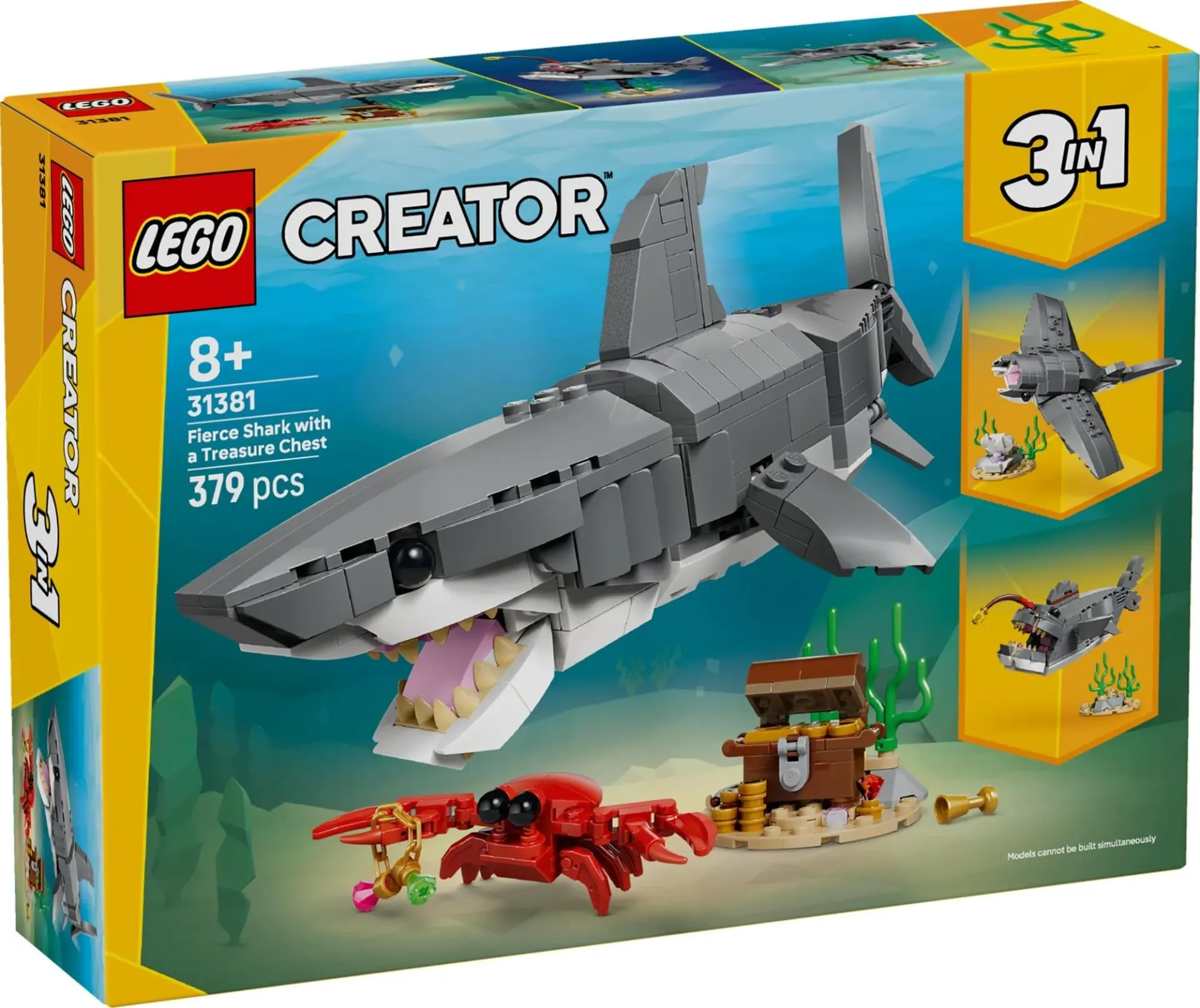 Lego Creator - Woeste haai met schatkist